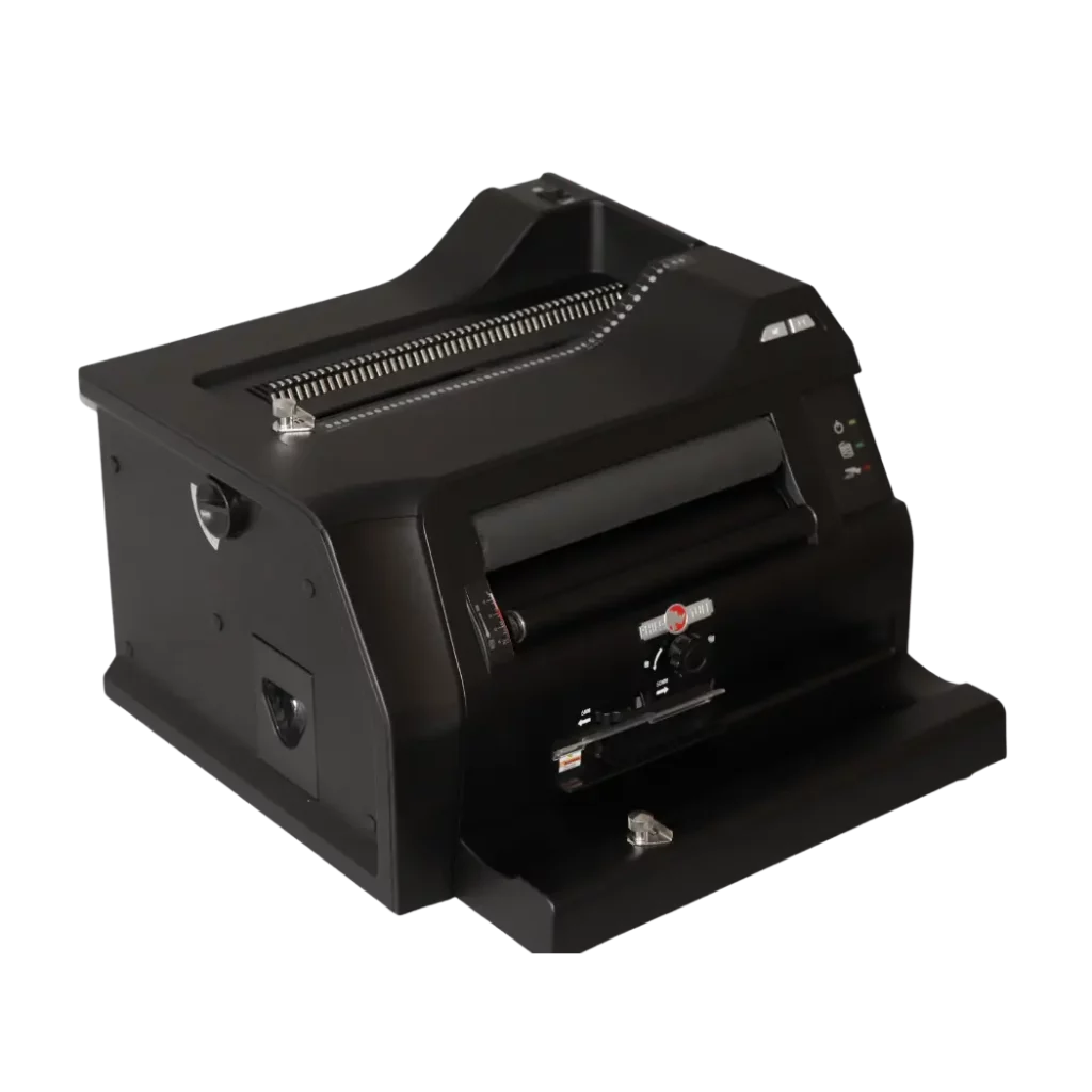 Rhin-O-Tuff CBS3000 Coil Binding System side profile — Mid-State Litho