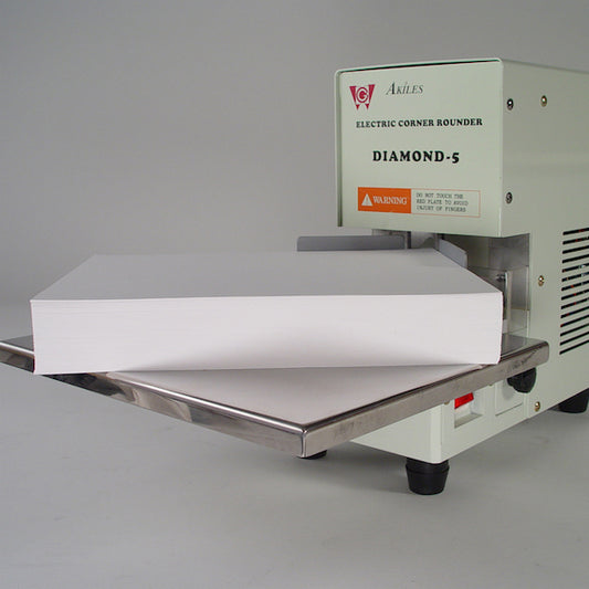 Diamond-5 Corner Rounder Loaded with paper stack