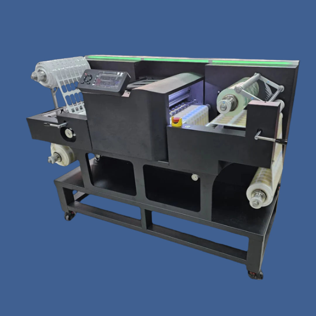 Intec LCF700 Pro roll-to-roll label cutter and finisher