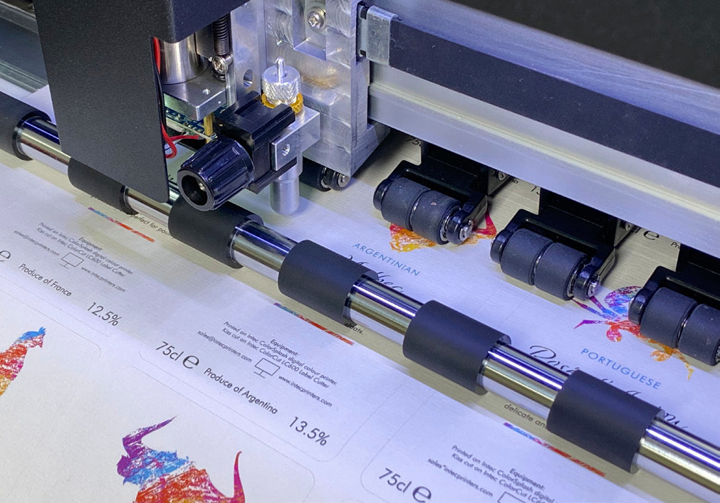 Intec ColorCut LC700 automatic label cutter