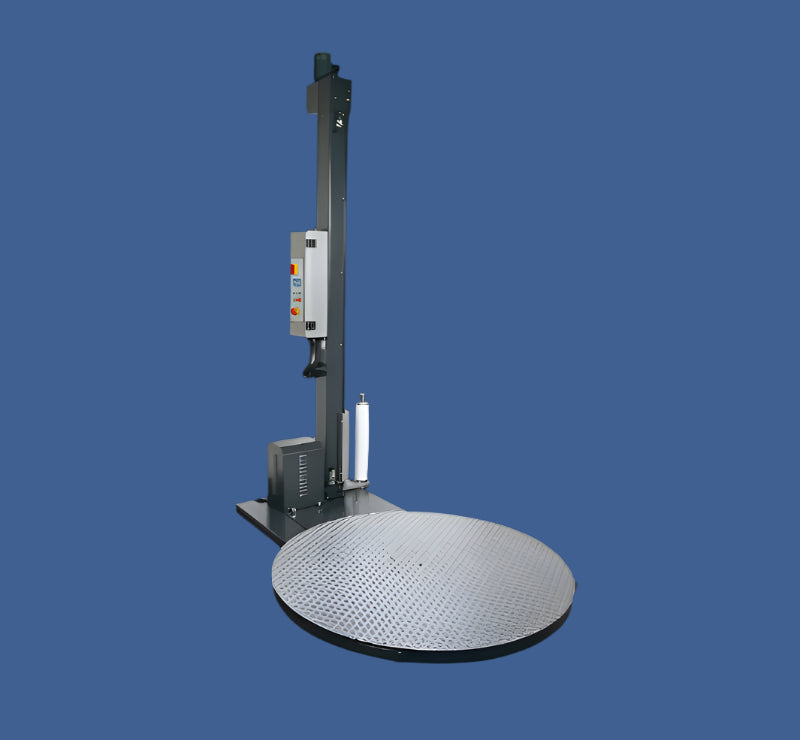 BPX Solutions PP-981 Semi-Automatic Pallet Wrapping Machine with Textured Turntable – Ideal for Secure Freight Wrapping