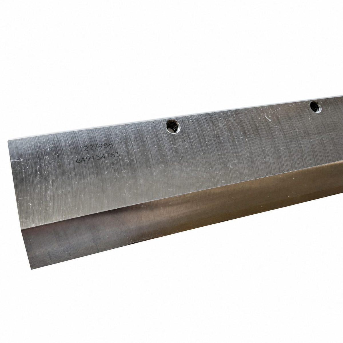 PRT-4043 high-speed steel knife bevel and mounting-hole detail