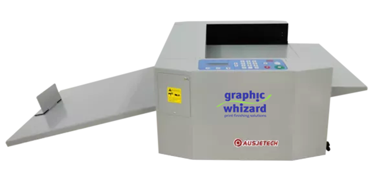 Graphic Whizard PT330 Mini Crease machine with front control panel and compact design for precision creasing