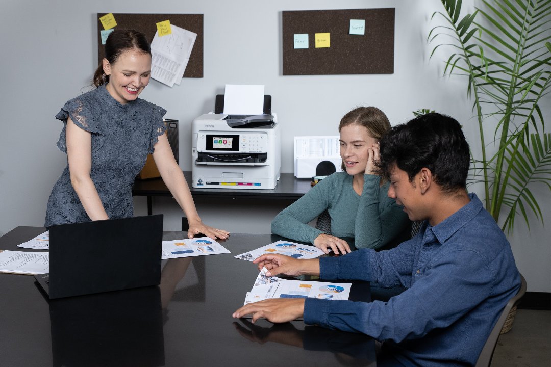 WF-C5890 Office setting collaboration