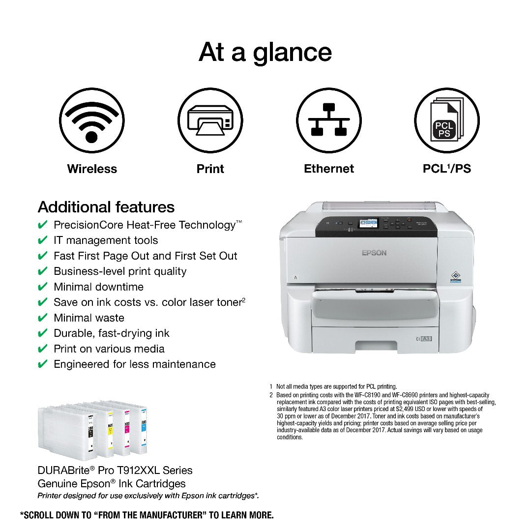 WF-C8190 Features at a glance