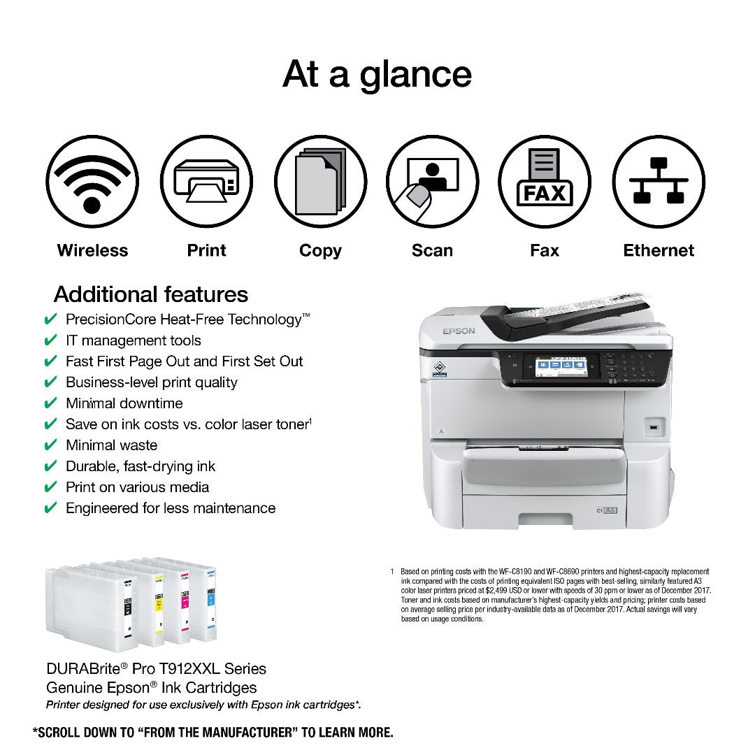 WF-C8690 At A Glance Features