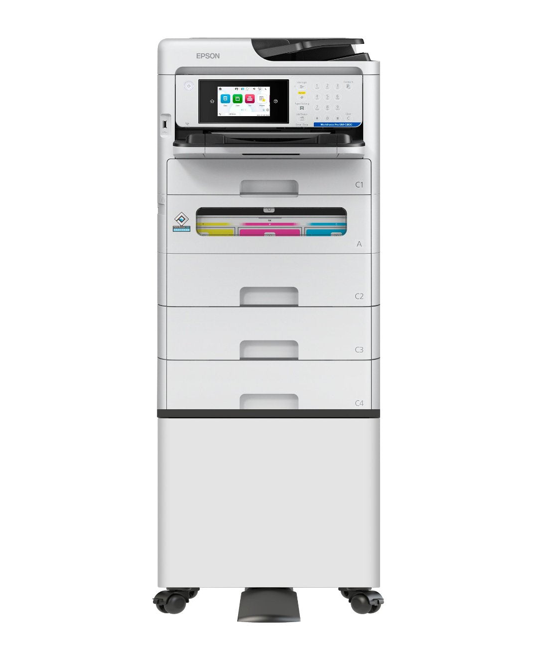 EM-C800 With Additional Optional Cassettes and Stand