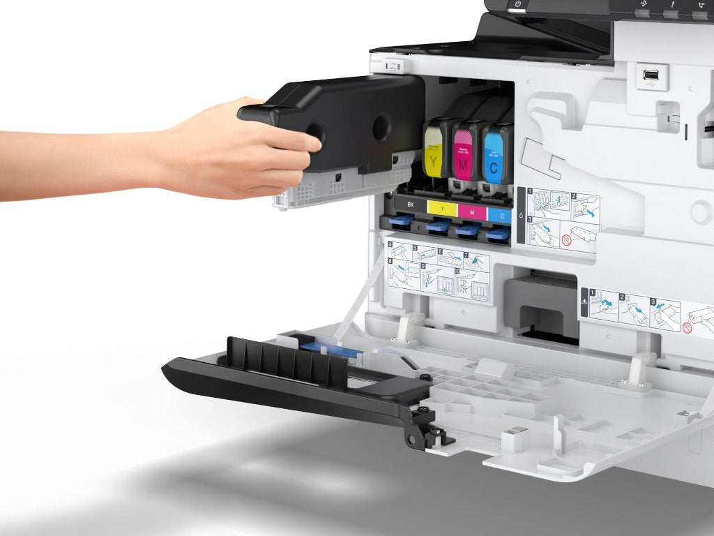 Epson AM-C400 Inserting Ink with Hand