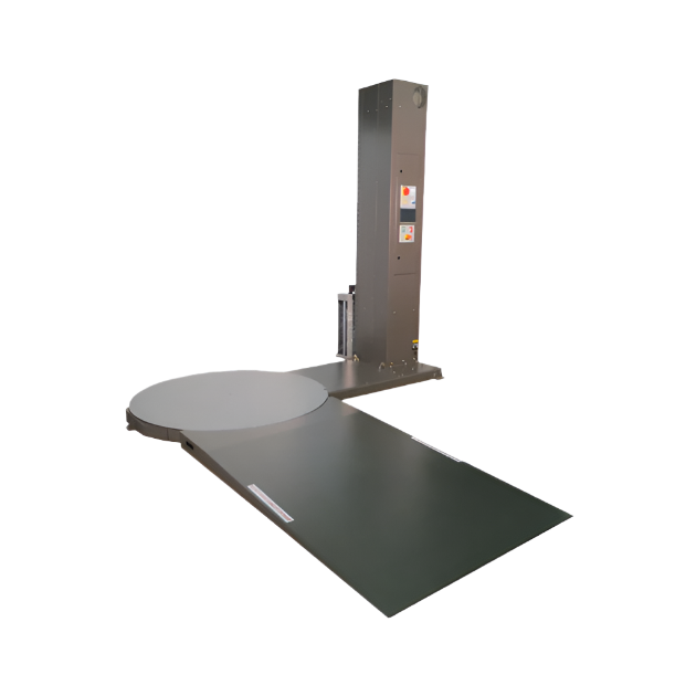 BPX PP-982 Automatic Pallet Wrapper with Ramp – Heavy-Duty Stretch Wrapping Machine for Freight and Shipping