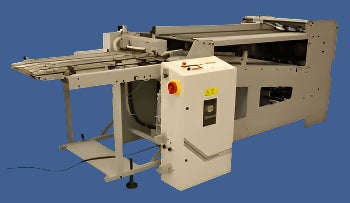 BAUM 20 ICF-3 Independent Continuous Feeder featuring a pile feed table, control panel, and robust sheet transport system for uninterrupted operation