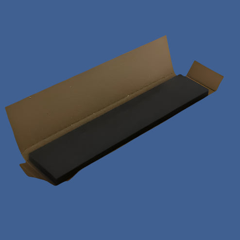 Magnetic cutter clamp pad measuring 3 inches by 15 inches, displayed in an open cardboard box.