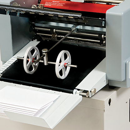 MBM 352F High Speed Friction Folder - Versatile Paper Folding Machine Tray