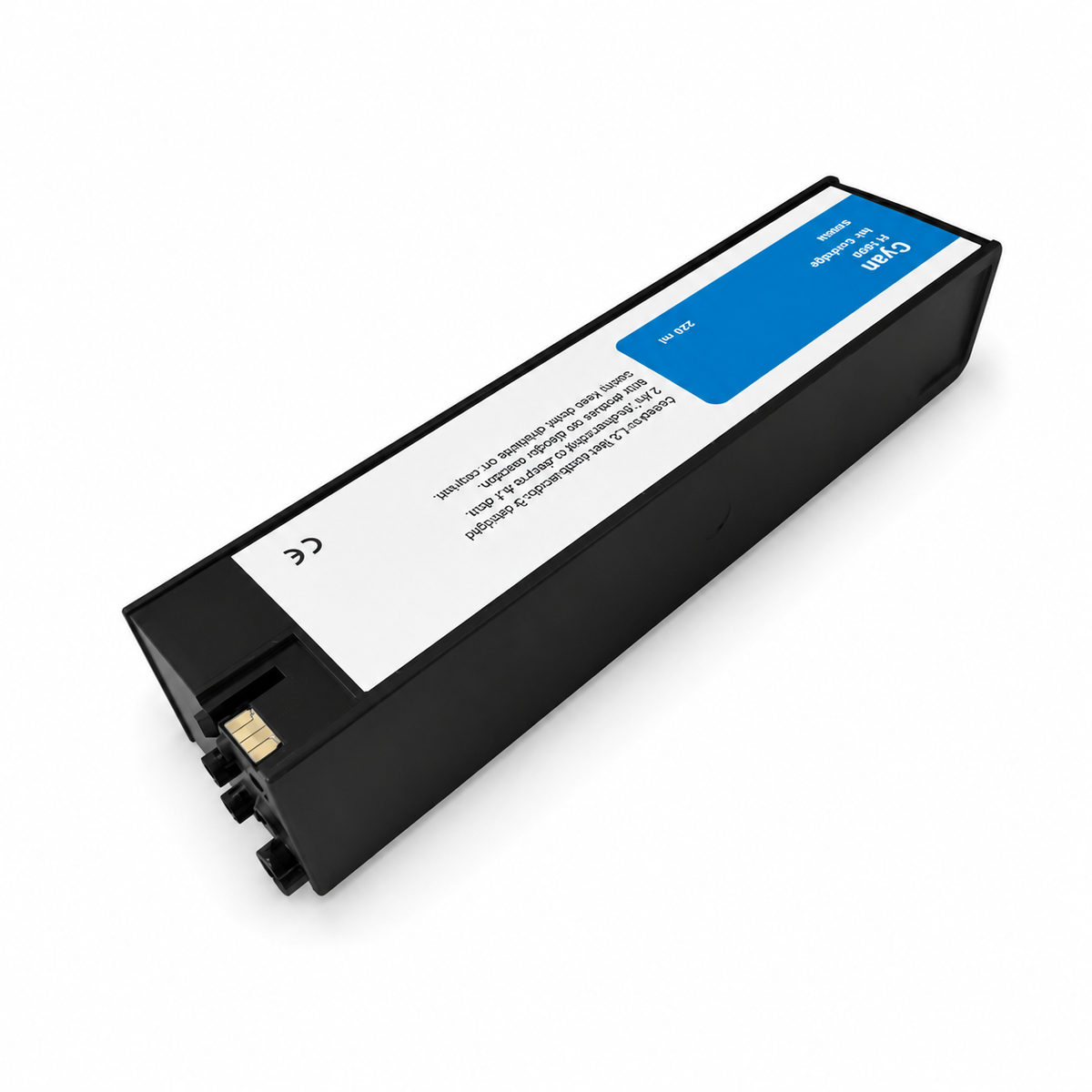 Postmark 1170 HP pigment Cyan ink cartridge — back view