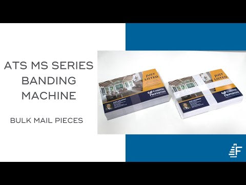 Bulk Mail Pieces Banding ATS MSX-420 Banding Machine Video