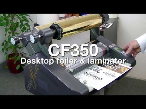 ColorFlare CF350 Desktop Foiling & Lamination Video Showcase