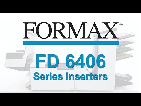Formax 6406 Series Inserters Video Showcase