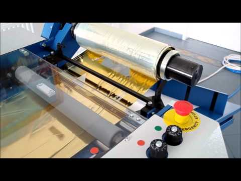 FOLIANT Mercury 400SF with optional Foiler - gold film video demonstration
