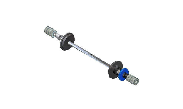 Foliant supply roll shaft