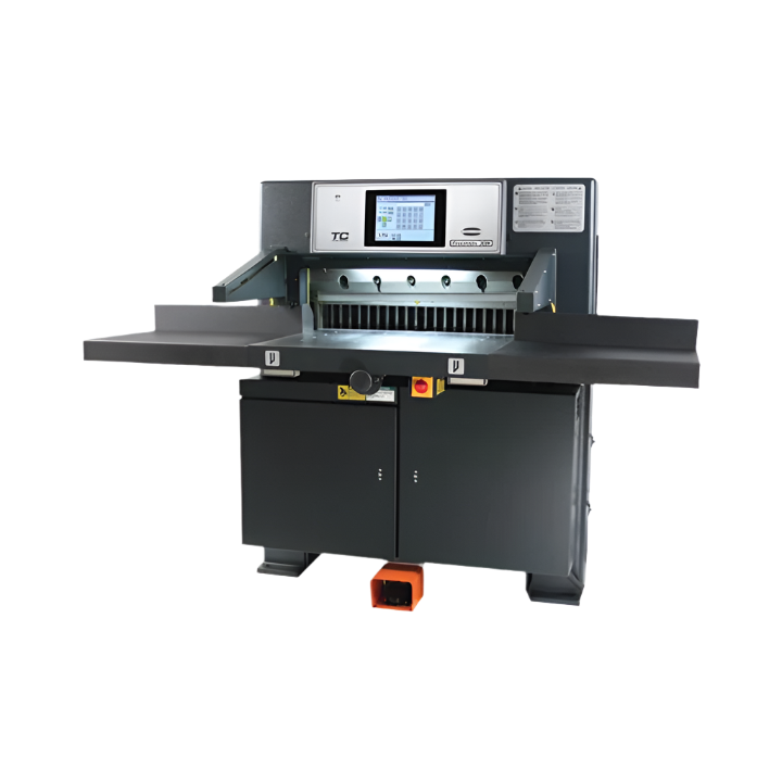 Champion 370 TC hydraulic 37-inch programmable paper cutter for commercial print finishing