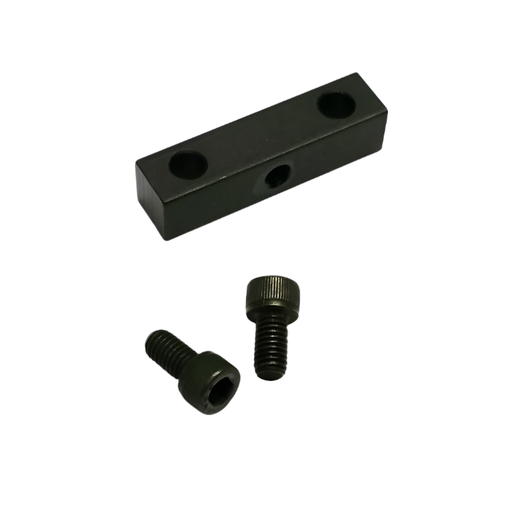 Graphic Whizard ADJ block adjustment part with screws for print finishing equipment maintenance