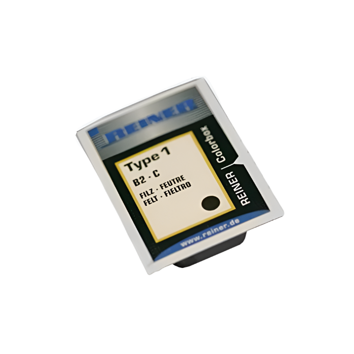 Graphic Whizard black pre-inked pad – Type 1 B2-C felt pad for stamping or marking units