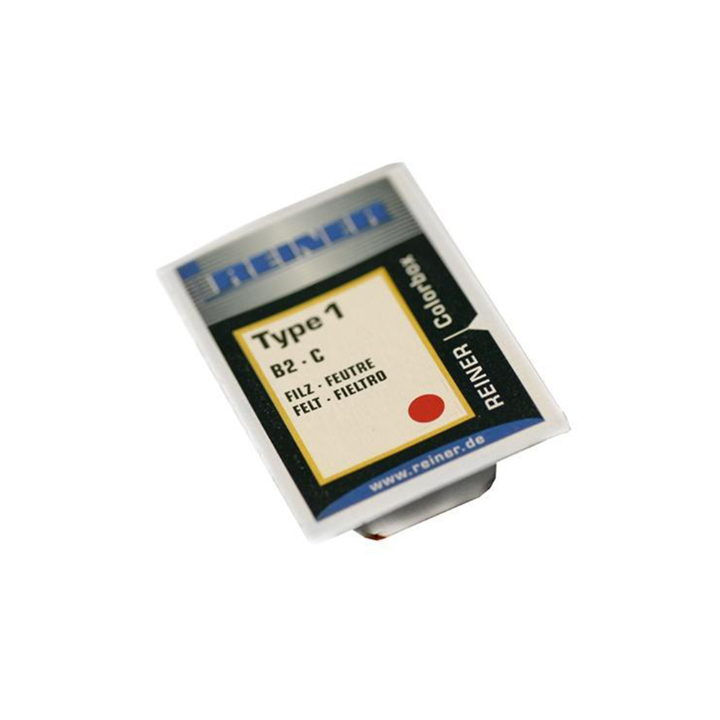 Graphic Whizard red pre-inked pad – Type 1 B2-C felt pad for stamping or marking systems