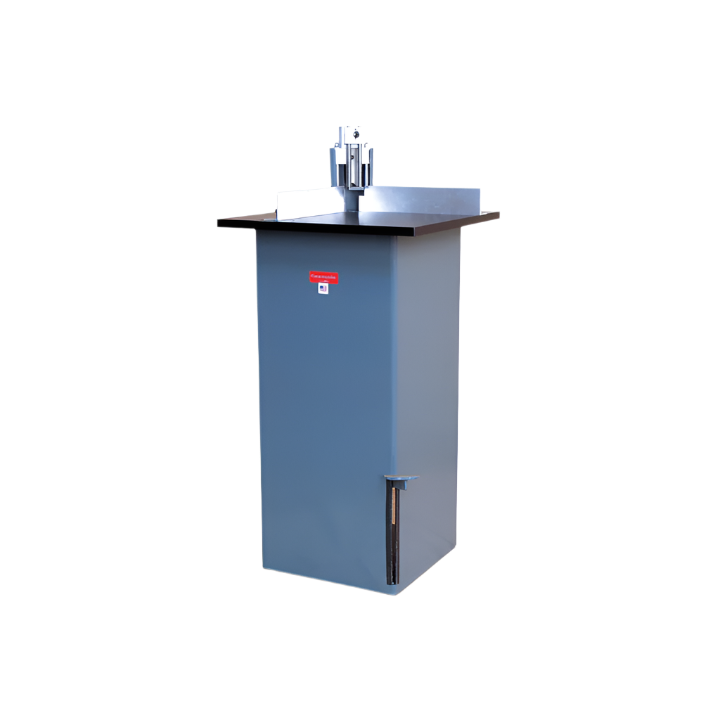 Lassco Wizer CR-55 Manual Corner Cutter with hands-free operation and a 2" thick stack cutting capacity