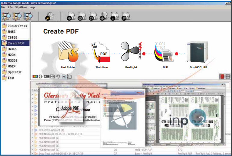 SDP Eco1630 IIIRz Computer to Plate System User Inteface
