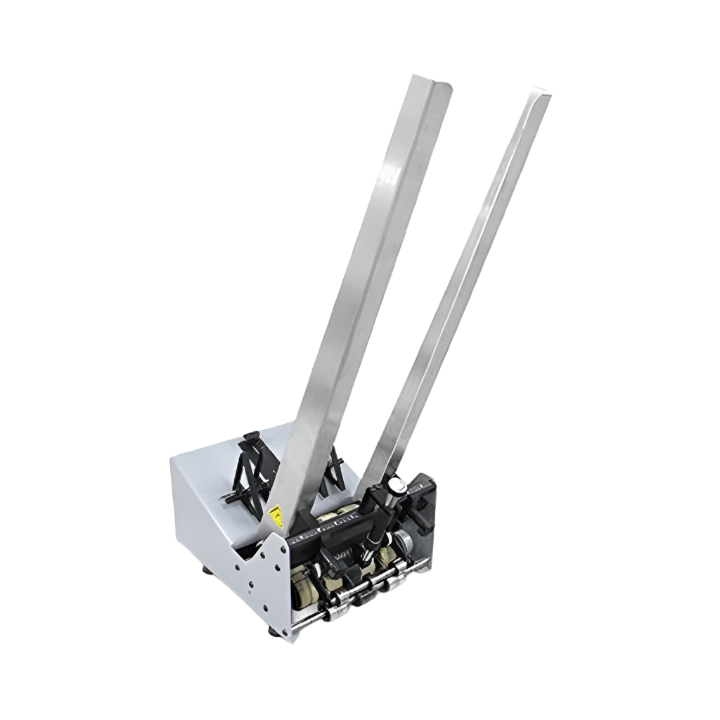 Streamfeeder V-900IJ Inkjet Feeder with adjustable friction-feed belts and upright media guides for high-speed product feeding into inkjet systems.