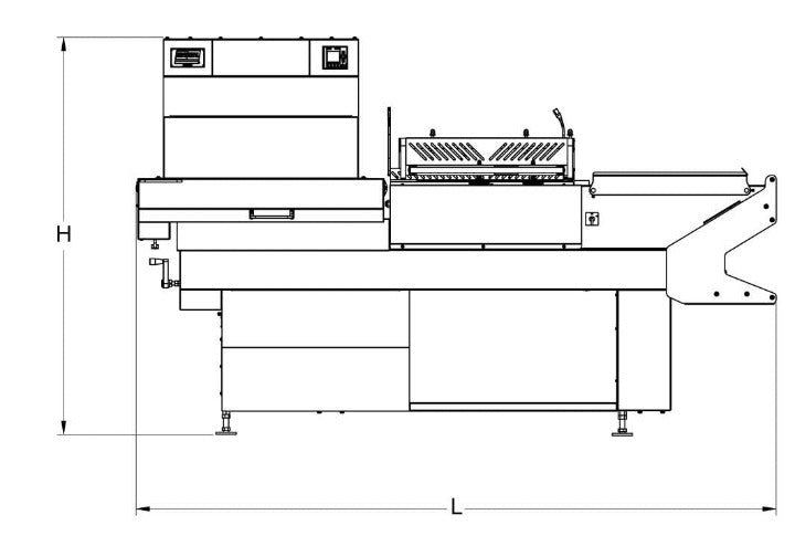 Heat Seal HDX350 Shrink Wrapper Front