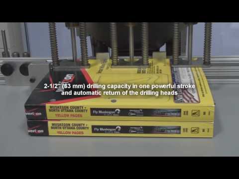 Challenge Machinery EH-3 Hydraulic Drill Video Demonstration