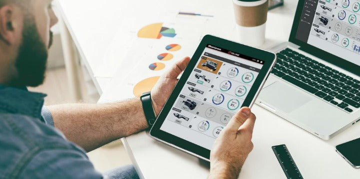 iCE LiNK Cloud Software tablet