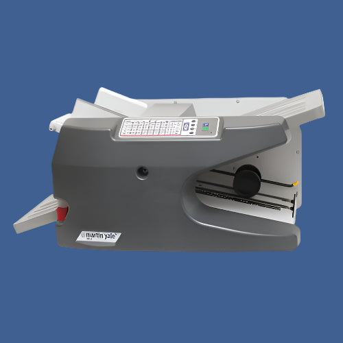 Martin Yale 2051 programmable paper folder with control panel and feeding tray
