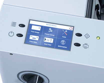 4.5" color touchscreen control panel with adjustable backlight