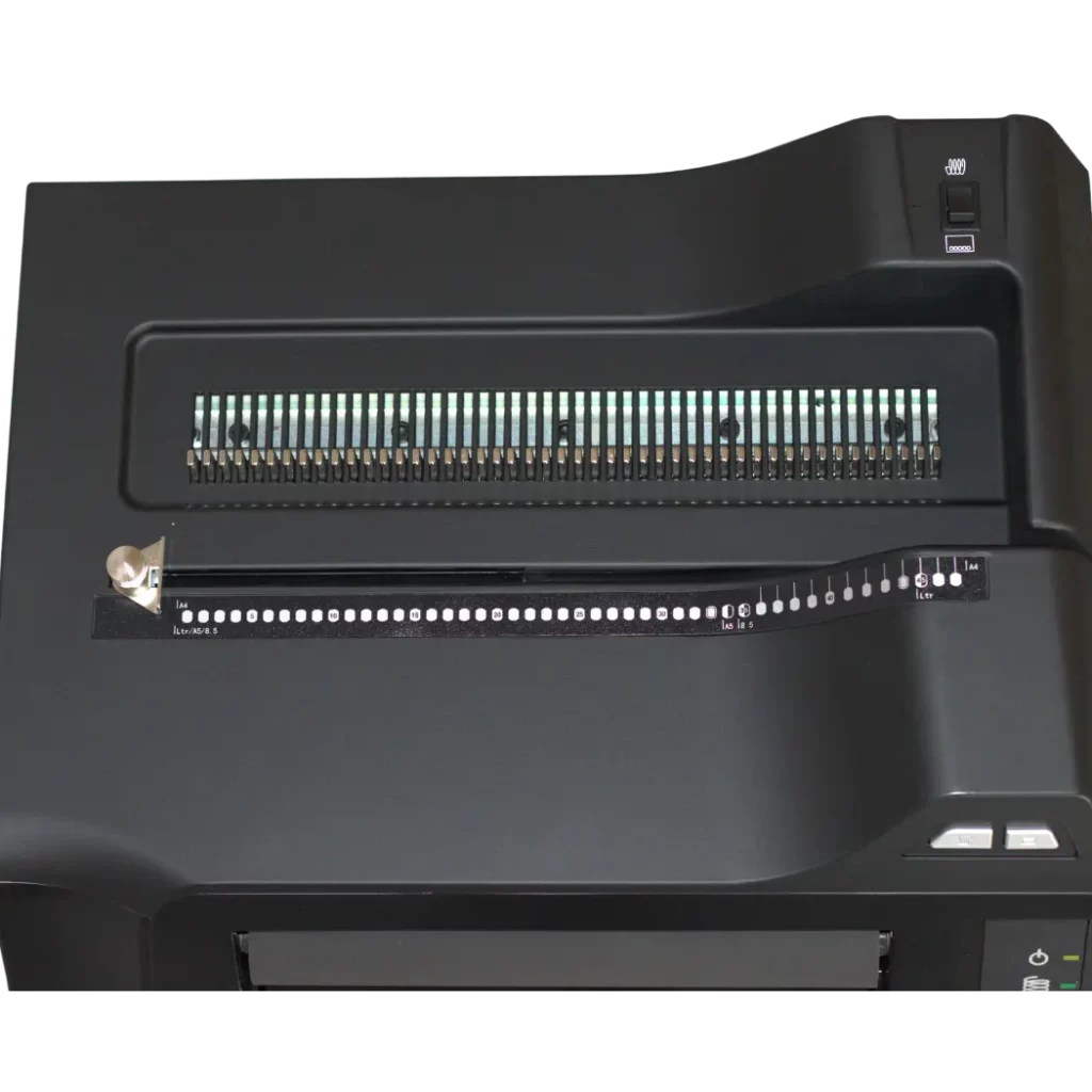 Rhin-O-Tuff CBS3000 Coil Binding System binding interface — Mid-State Litho