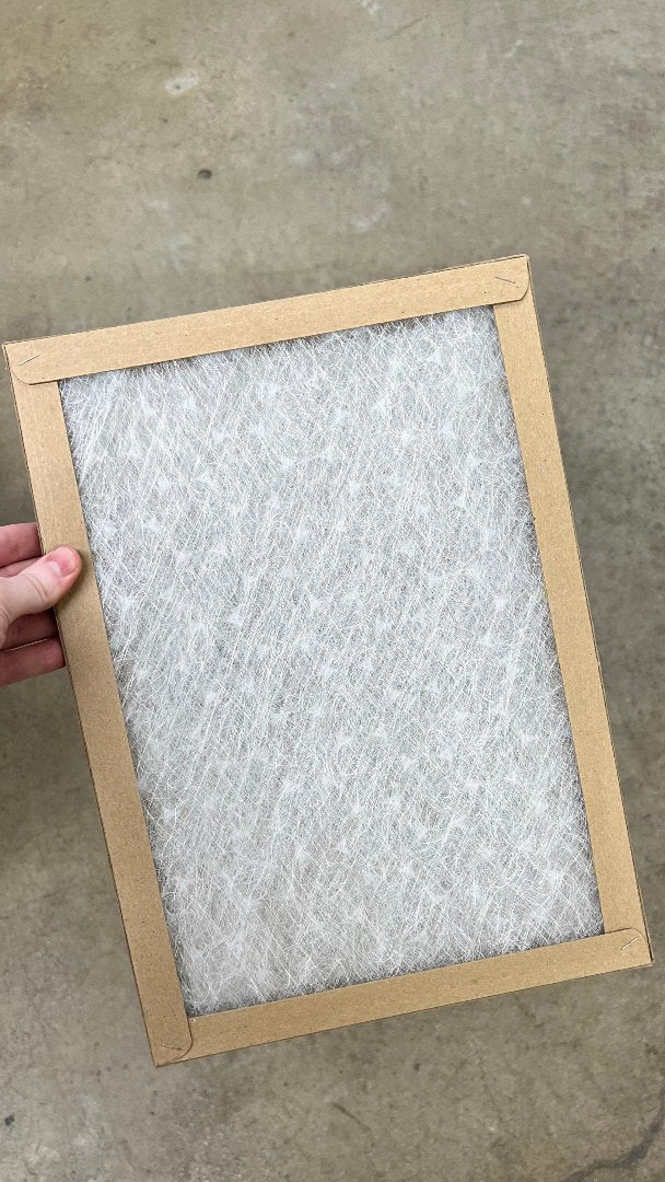 Royse 10-3/4" Air Filter with Cardboard Frame and Fiberglass Mesh