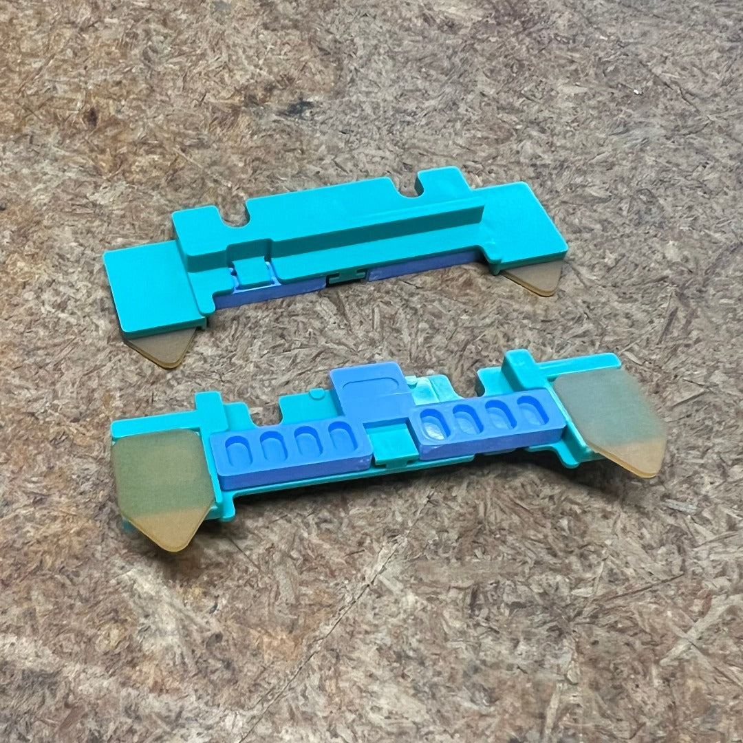 A924688-04 Double Feed Stop Plate (Green) both sides