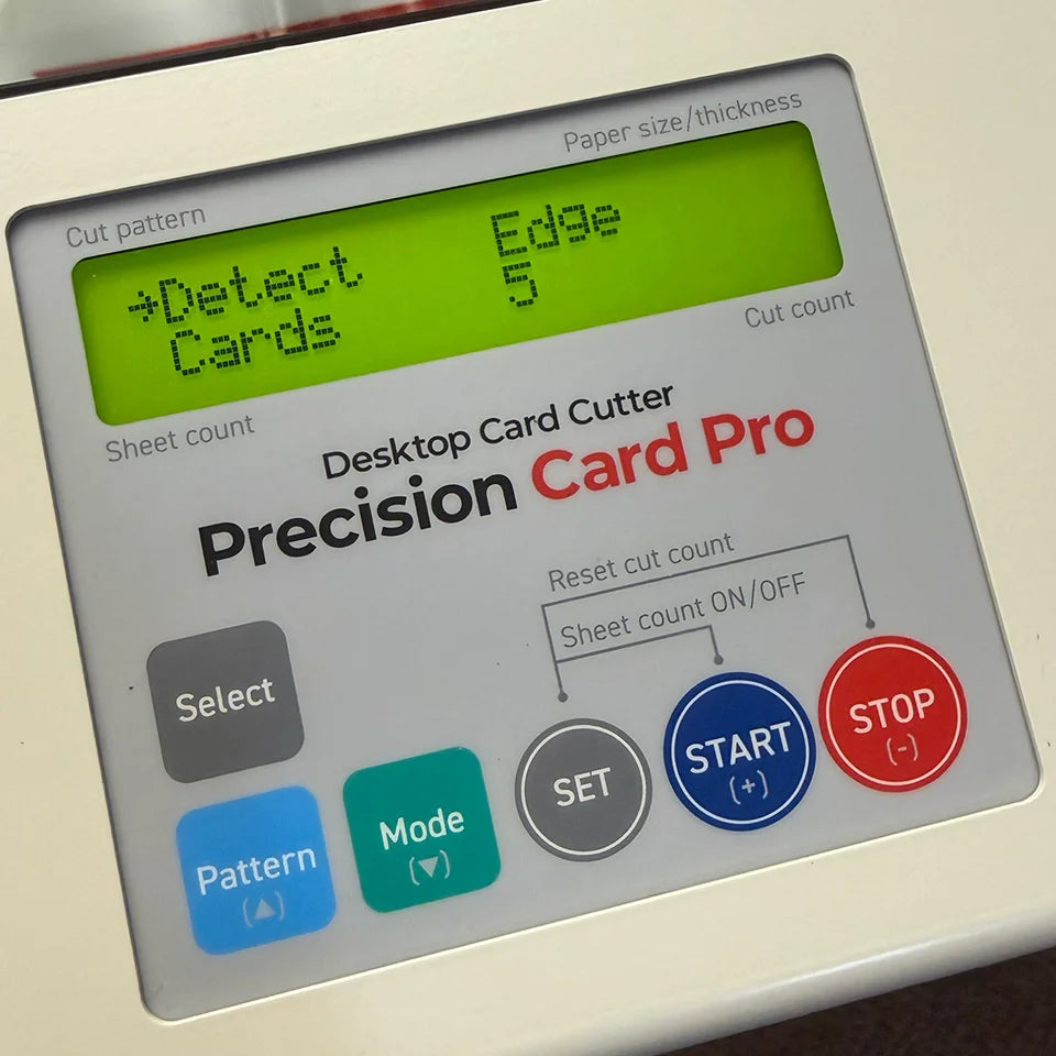 MBM Precision Card Pro Control Screen
