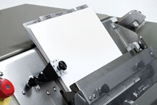 Vertical book placement uses gravity to its advantage