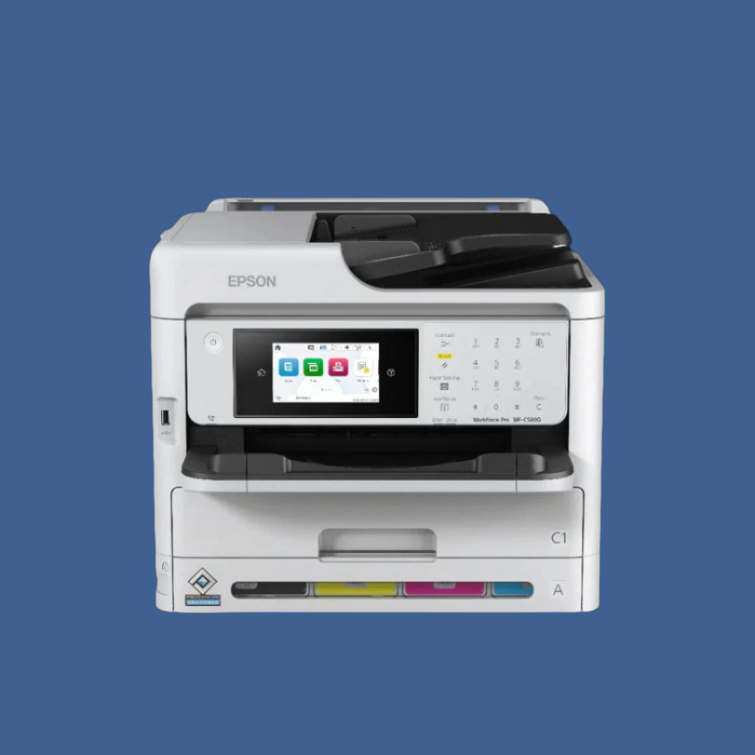 Epson WorkForce Pro WF-C5890 Multifunction Color Printer with Touchscreen and Front Ink Access