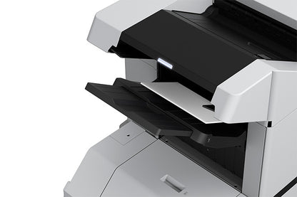 Epson WF-M21000 closeup output tray