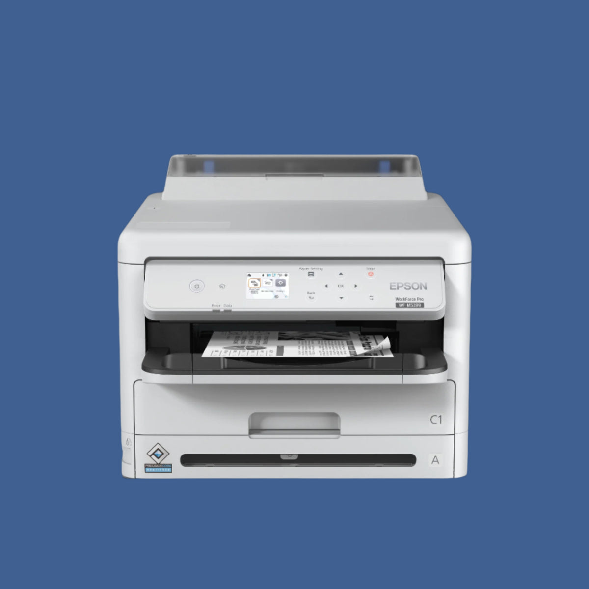 Epson WorkForce Pro WF-M5399 Monochrome Inkjet Printer with Compact Design and Front Paper Output