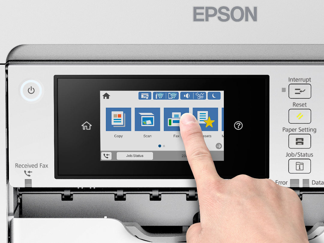 Epson WorkForce® EC-C7000 touch interface