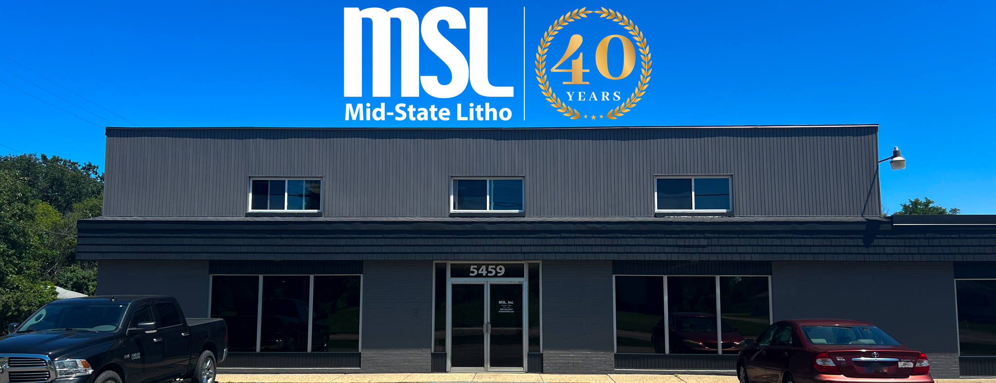 Mid-State Litho Building Logo