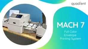 Quadient MACH 7 Full Color Envelope Printing System Video
