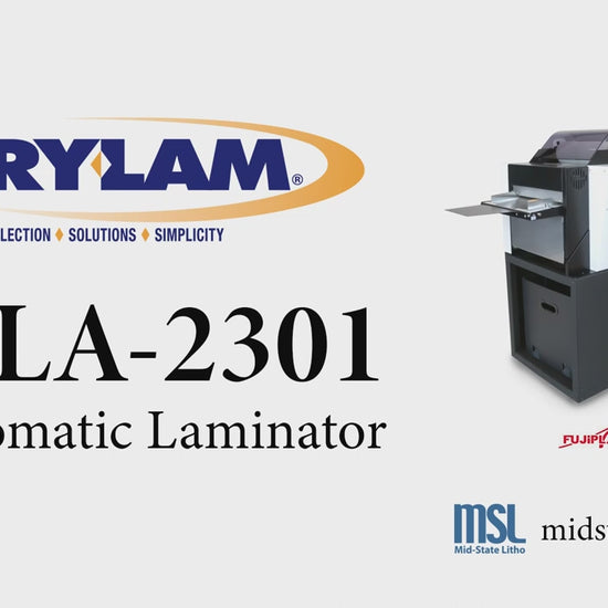 Dry-Lam HLA-2301 Automatic Laminator Video Showcase