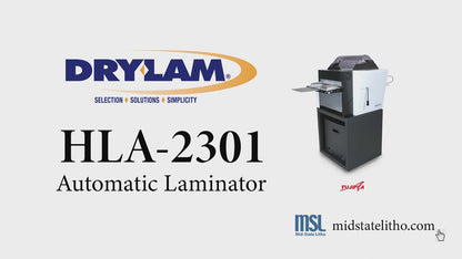 Dry-Lam HLA-2301 Automatic Laminator Video Showcase