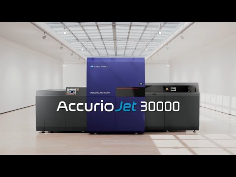 The New AccurioJet 30000 (Konica Minolta) Video