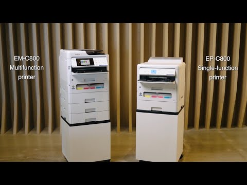 WorkForce Pro® EM-C800 & EP-C800 | High-Productivity Printers for Busy Workgroups Video