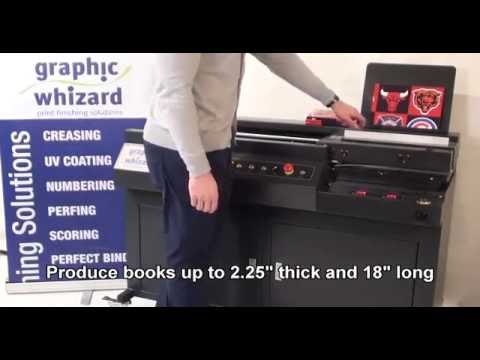 Graphic Whizard 460A PUR Perfect Binder Video